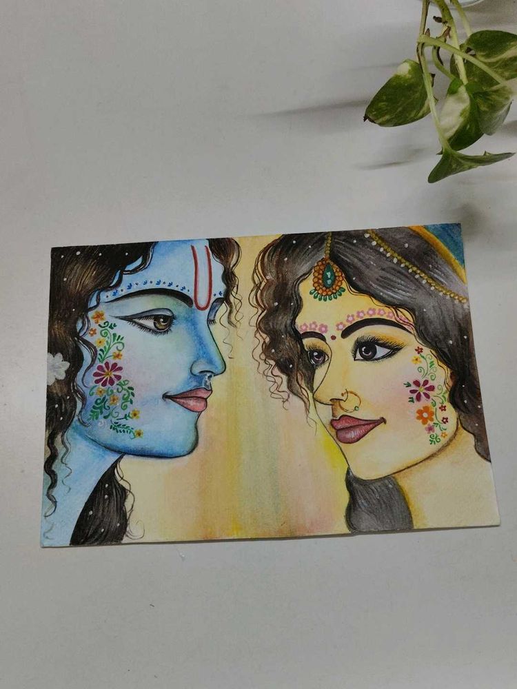 Radhakrishna Painting