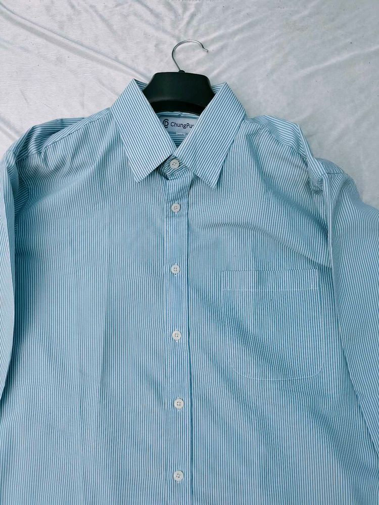 Striped Blue Shirt