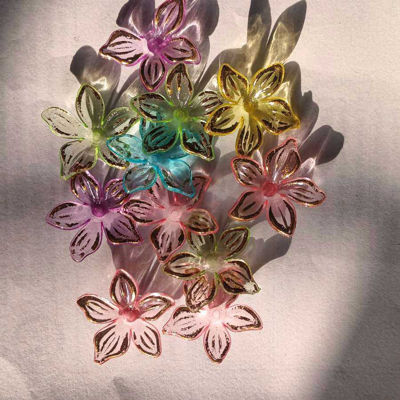 Multi acrylic Flowers