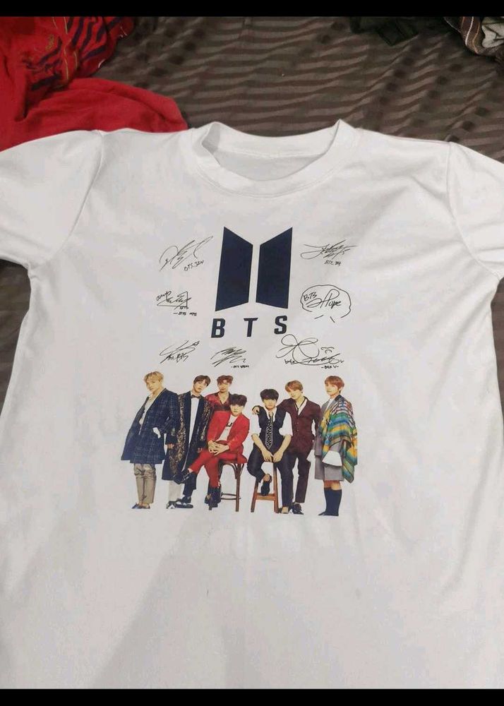 BTS Tshirt - White