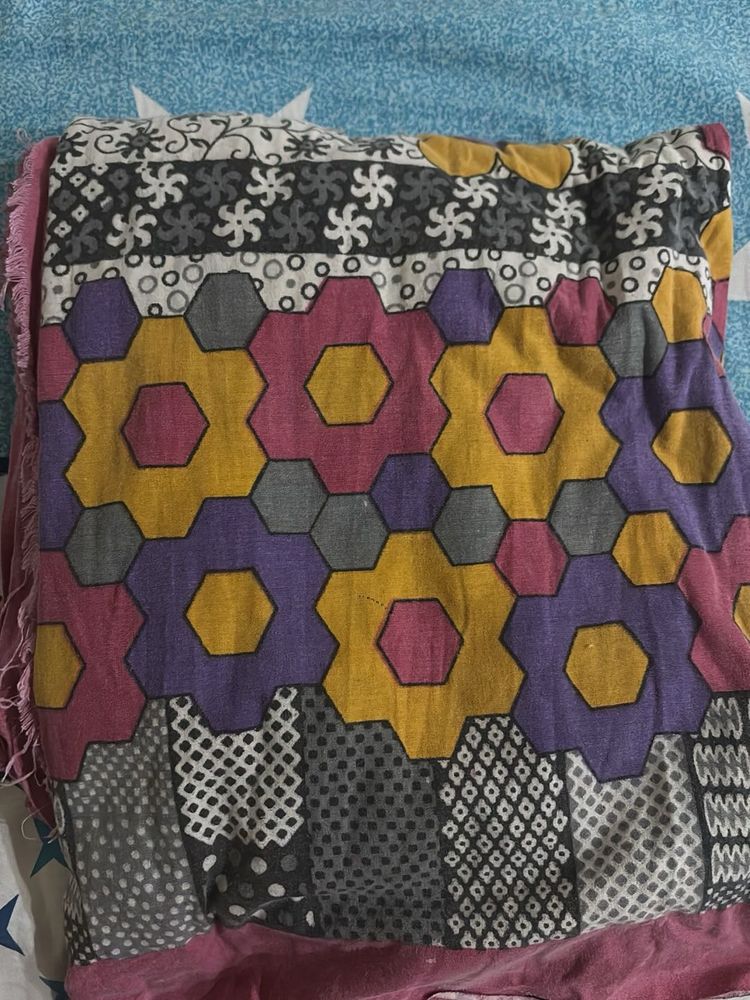 Colorful Geometric Print Dupatta
