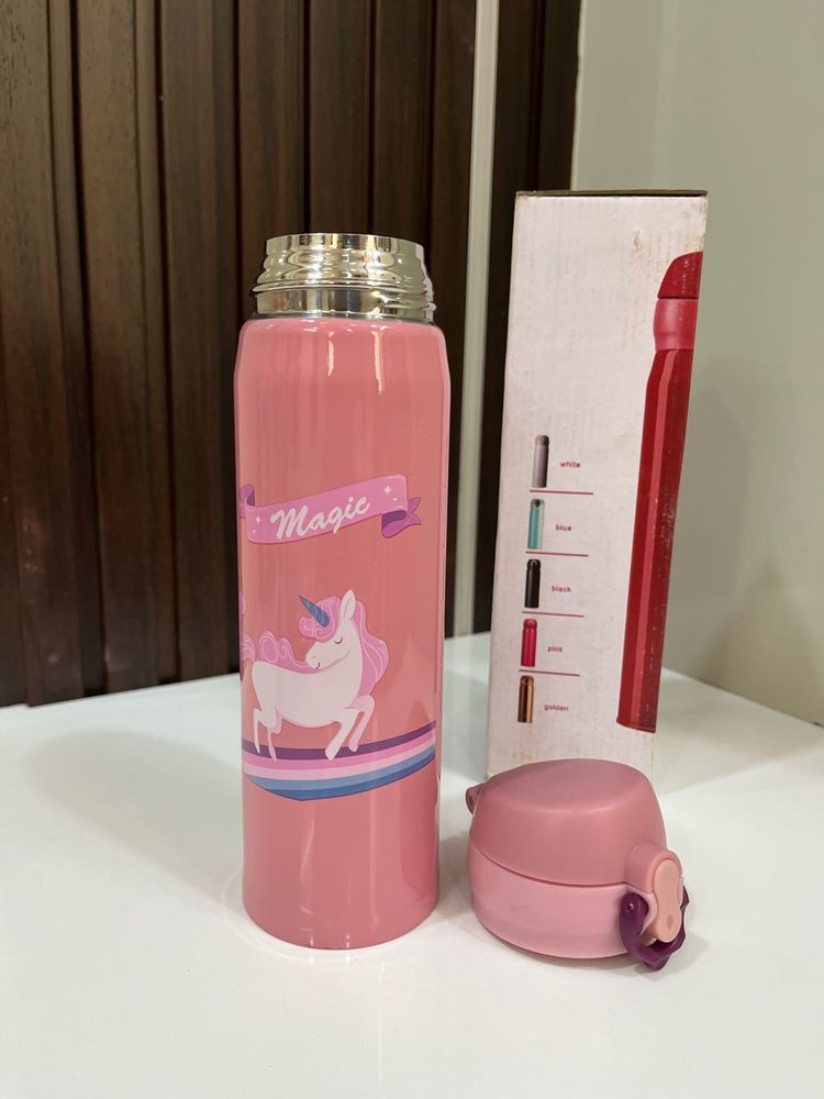 Cute Unicorn Steel Water Bottle