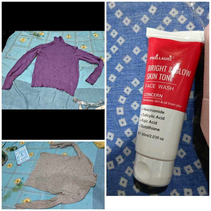 turtleeneck Sweaters and  new facewash fre
