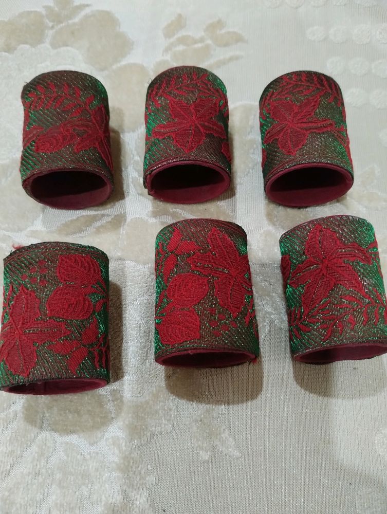 A Set Of 6 Beautiful ethnic style napkin holder