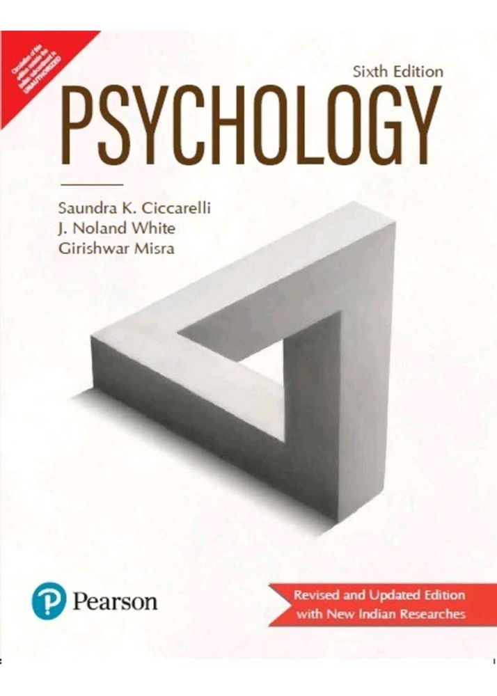Psychology 6th Edition Textbook saundra ciccareli