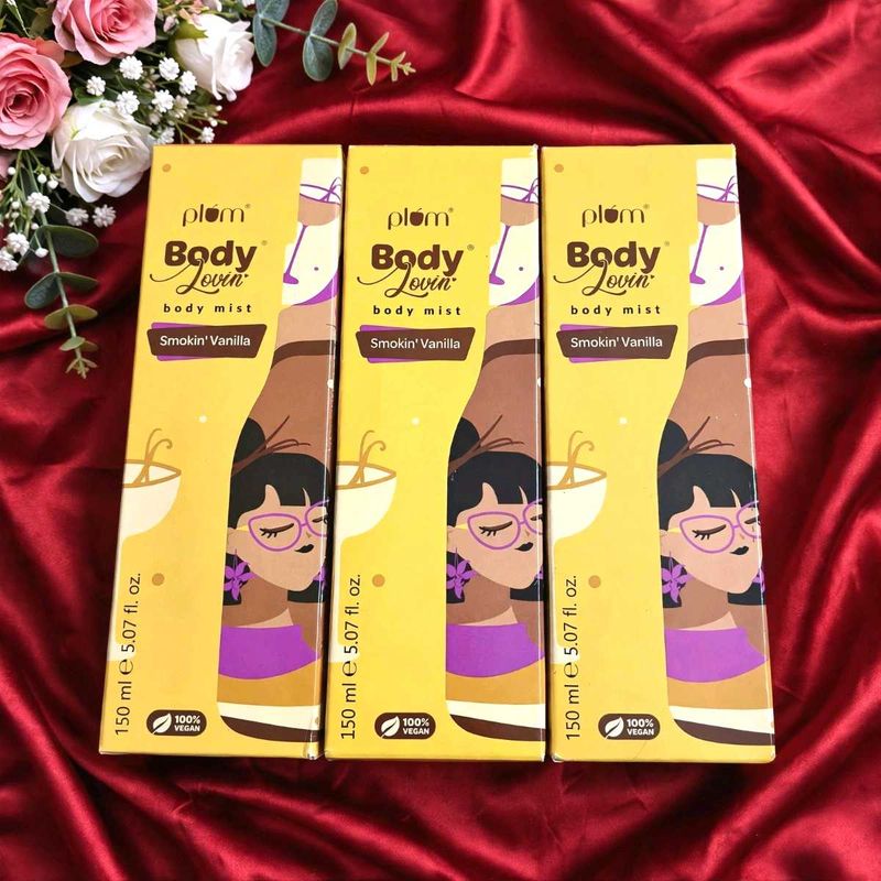 Plum BodyLovin  Mist - Smokin' Vanilla (Set of 3)