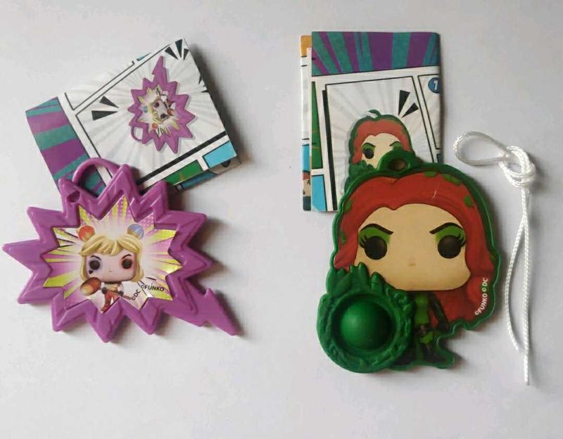 Kinder Joy DC Harley Quinn &amp; Poison Ivy Toy set