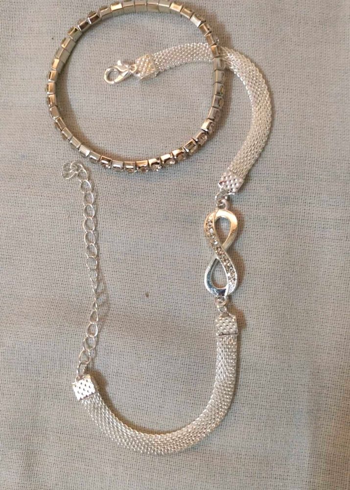 Silver Infinity Charm Bracelet