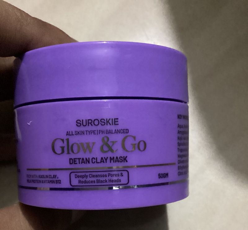 Glow &amp; Go De-Tan Clay Mask SEAL PACK