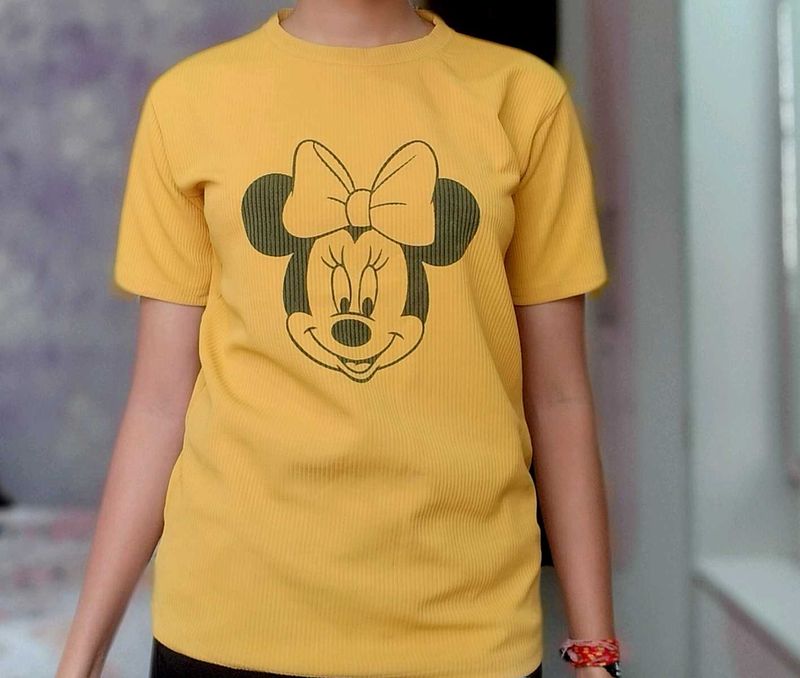Cute Minnie Mouse Graphic T-Shirt