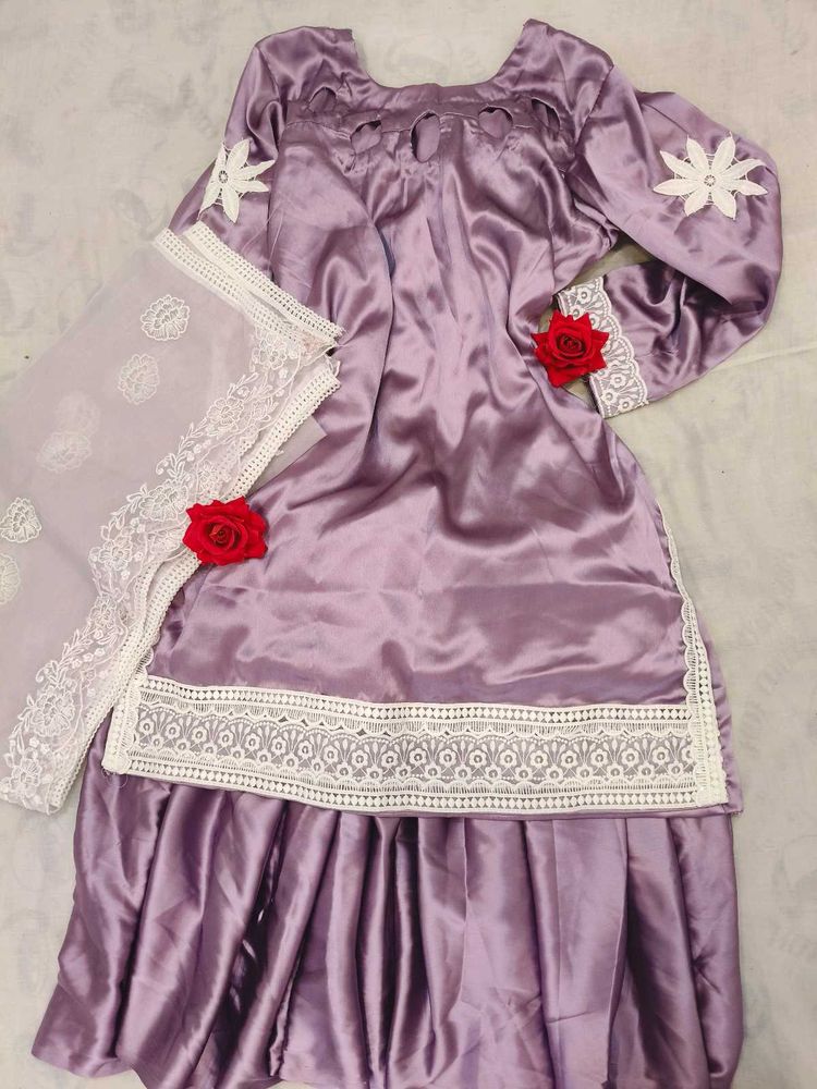 Lavender Salwar Suit
