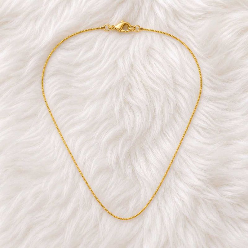 Simple Gold Chain Necklace