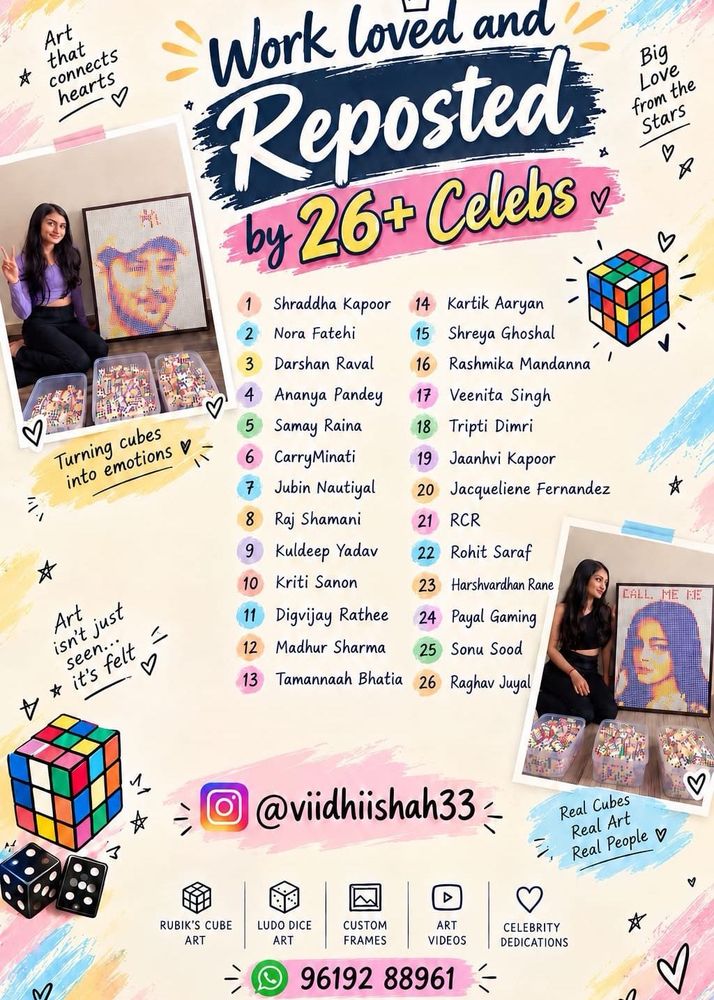 Unique Rubik's Cube Art