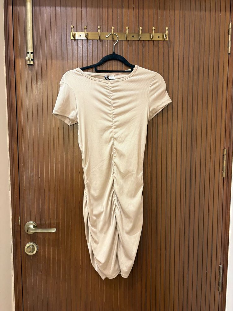 Ruched Bodycon Mini Dress