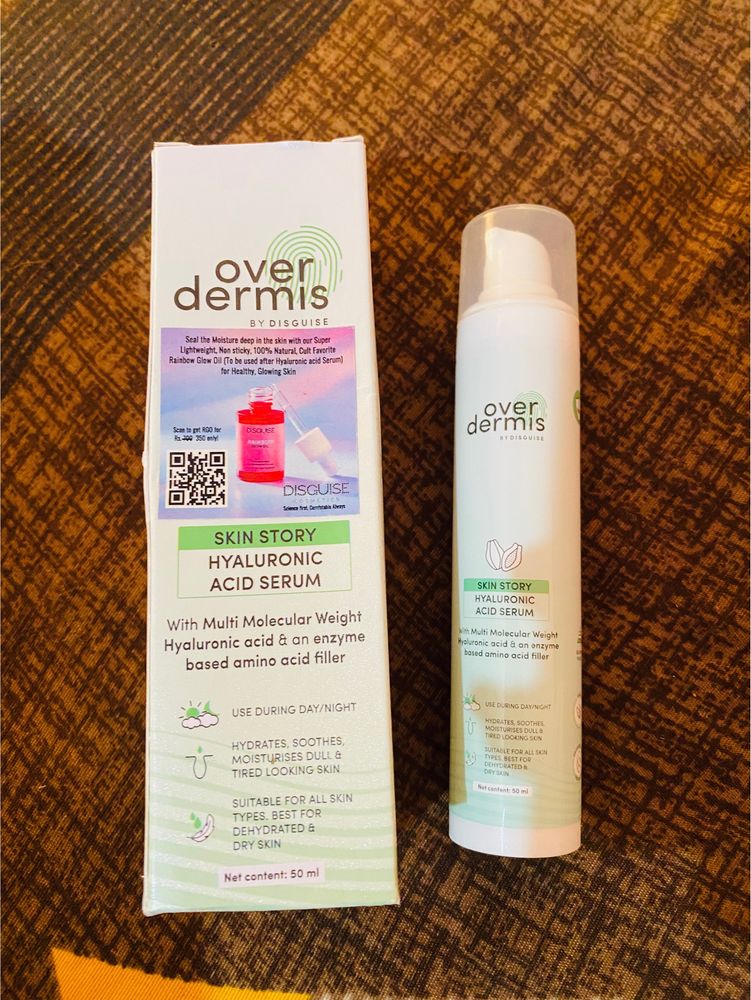 Over Dermis Disguise Brand Hyaluronic Face Serum