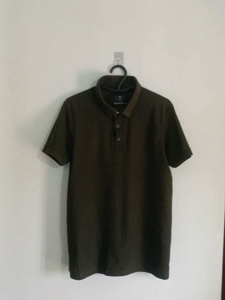 Men's Olive Green Polo Shirt