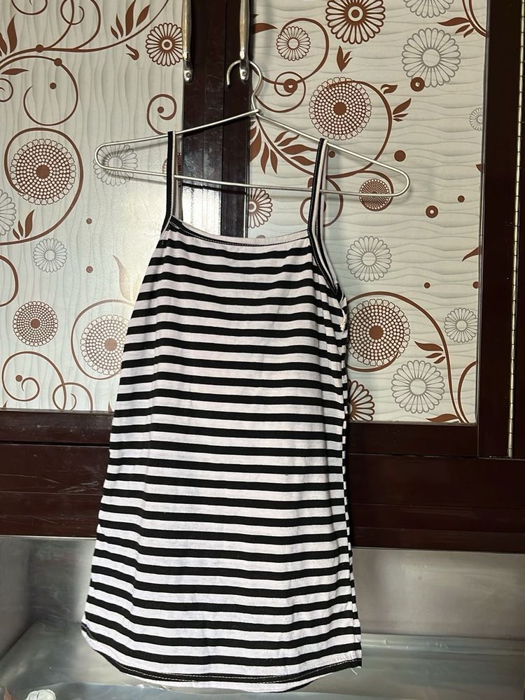Striped Spaghetti Strap Top