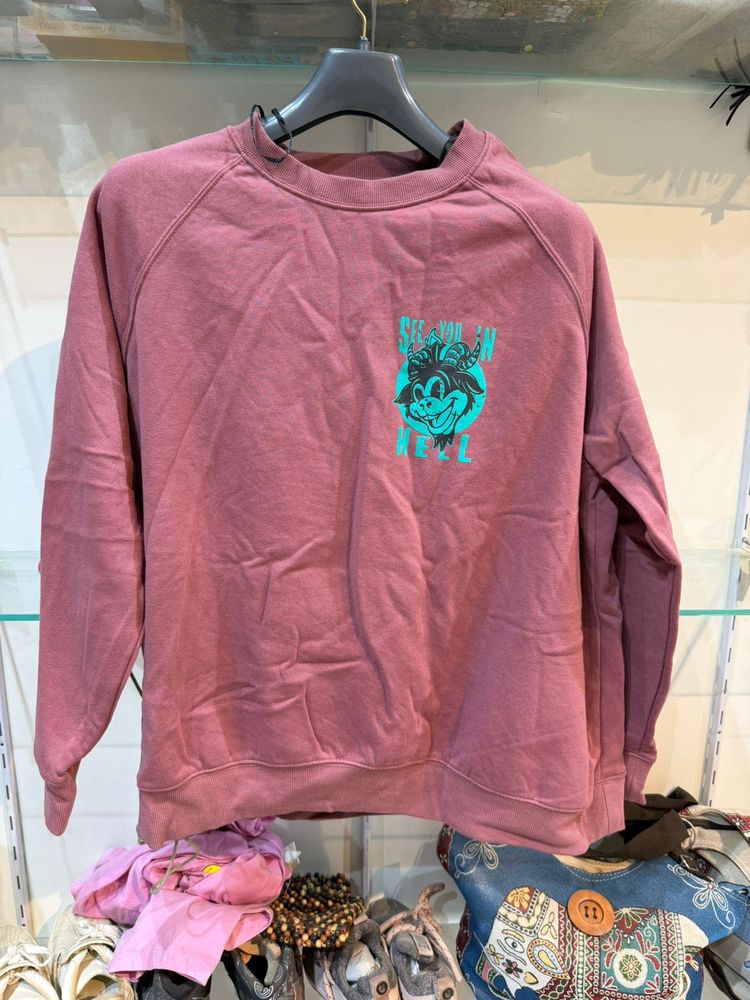 Pink Graphic Sweatshirt