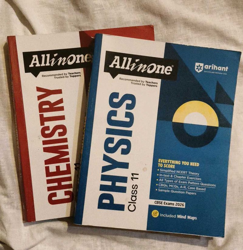 All in One Physics &amp; Chemistry Books Class 11