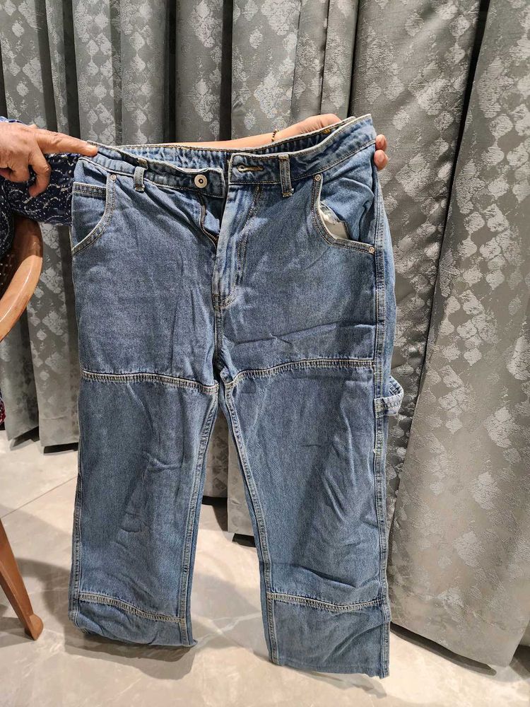 Blue Denim Carpenter Jeans
