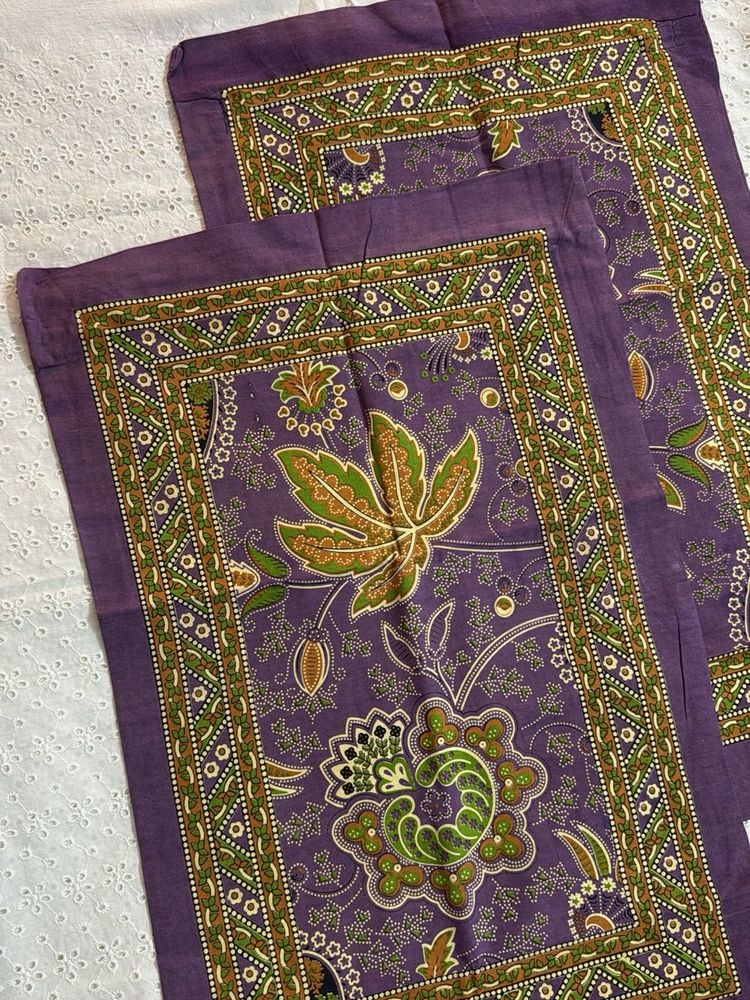 Vibrant Paisley Print Cotton Pillow covers