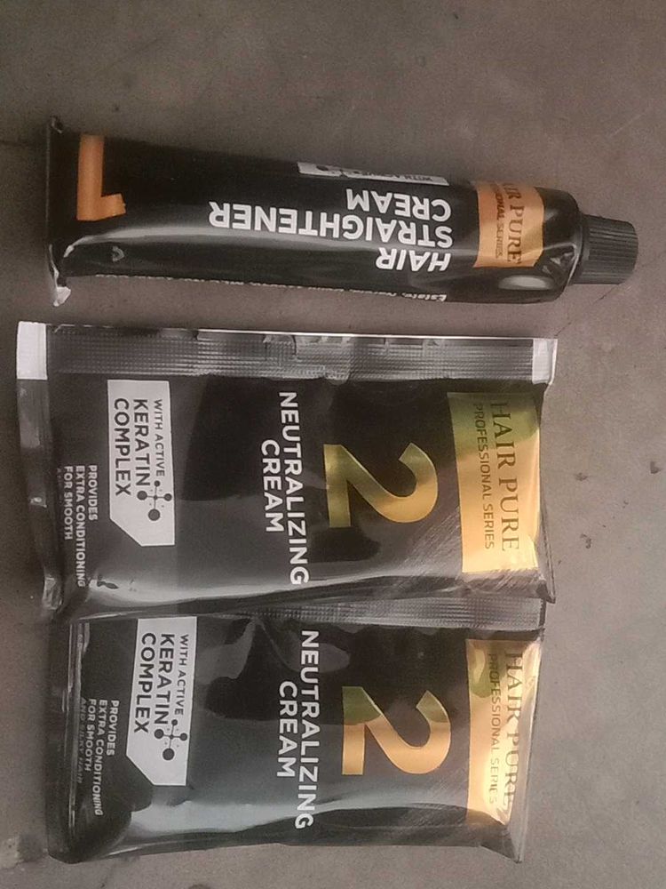 Hair Straightener Cream Kit