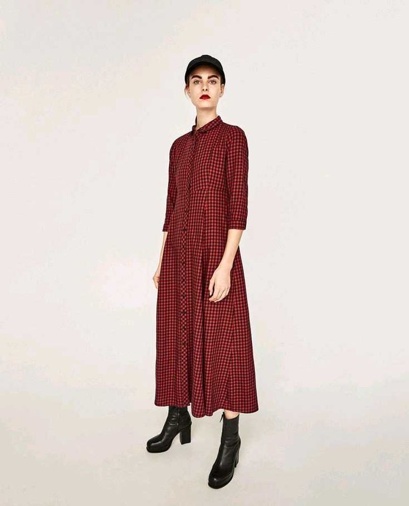 Zara denim premium collection dress
