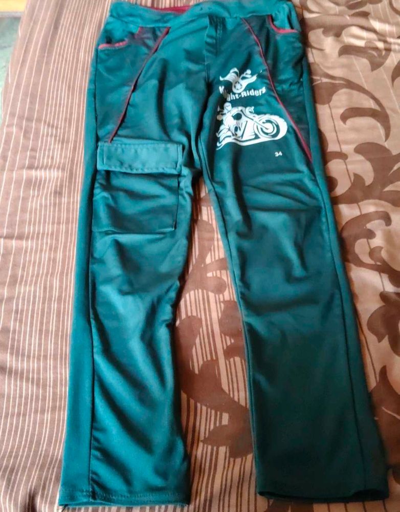 Men's Teal Cargo Pants