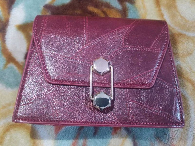Fastrack Burgundy Solid Shoulder Bag