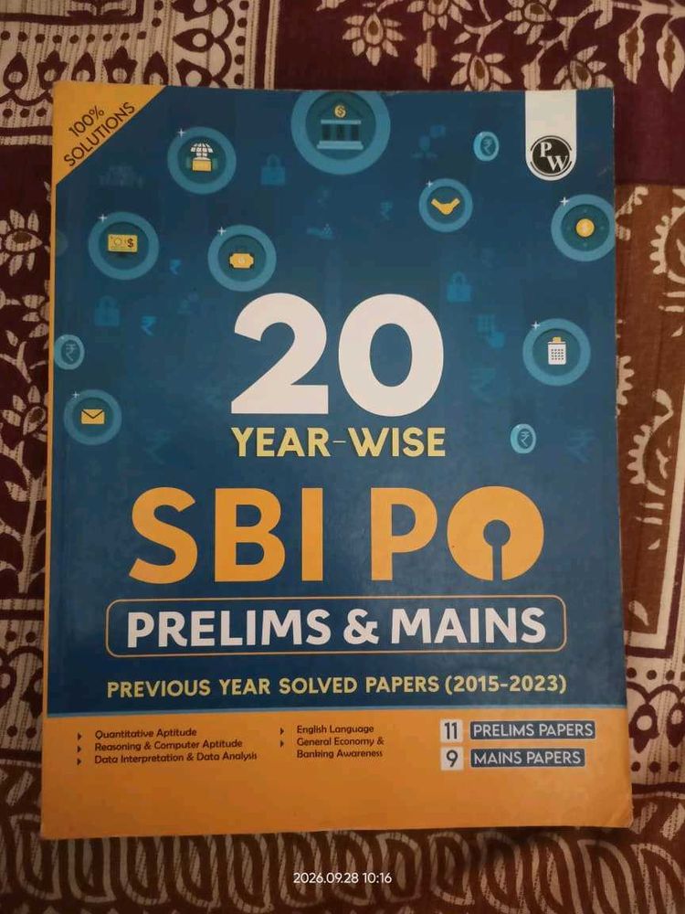 SBI PO Previous Year Solved Papers
