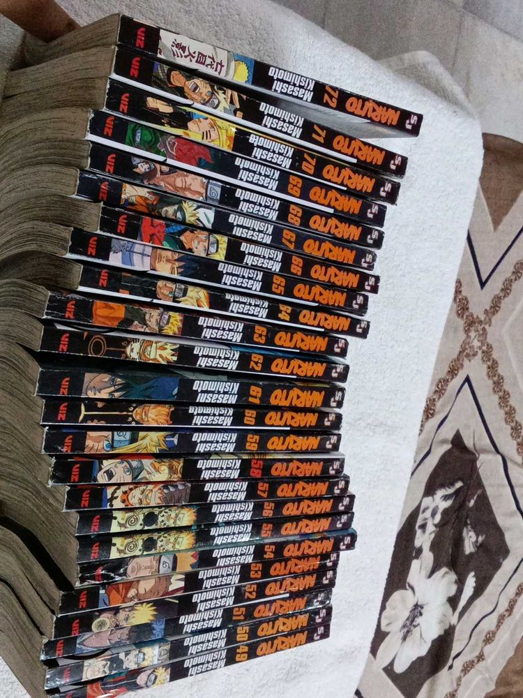 Naruto Manga Lot - Volumes 48-72