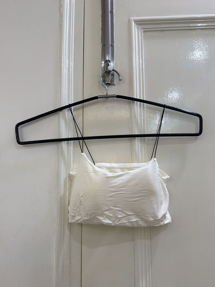 White Bralette Top