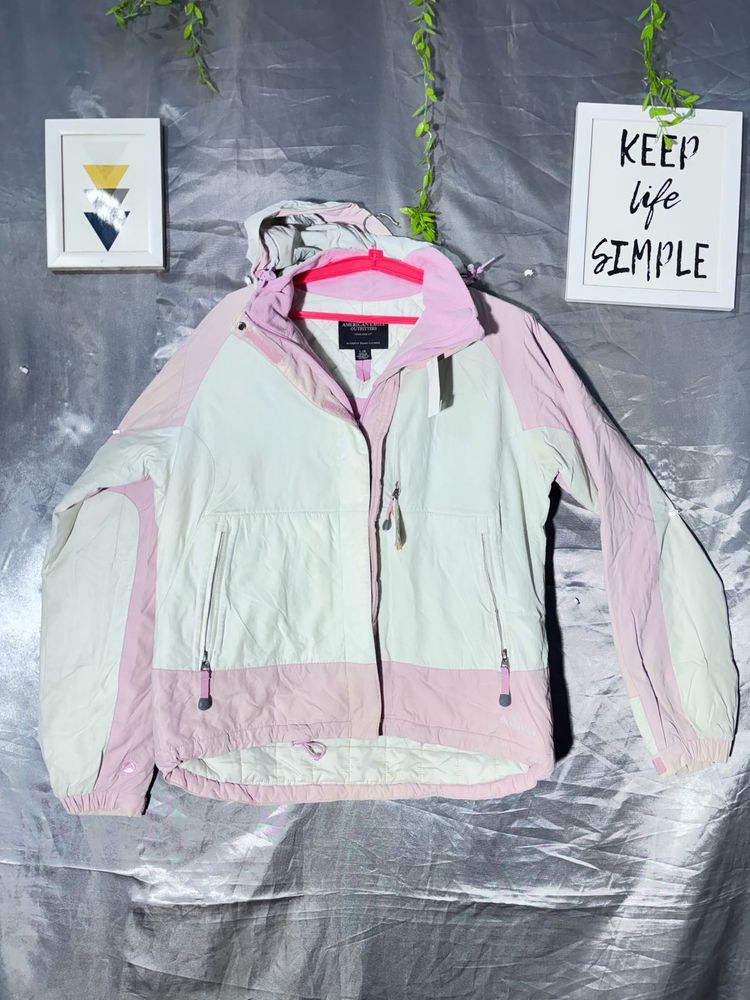 American eagle Pastel Color Block Hooded Jacket