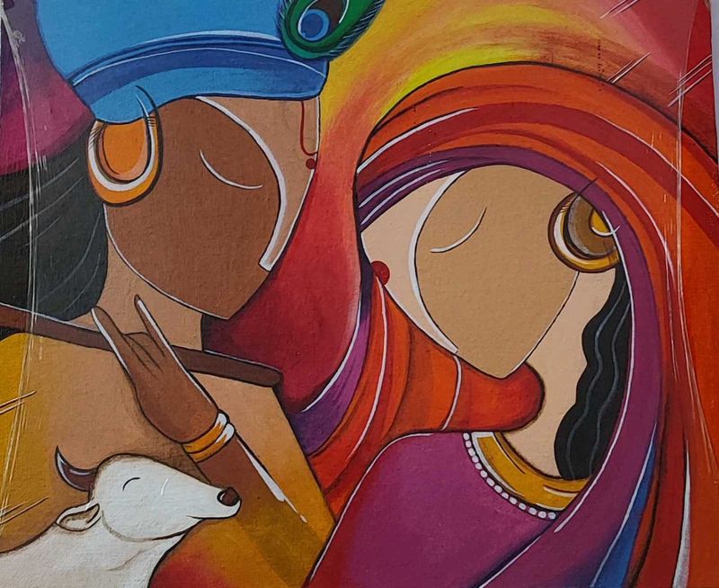 Krishna &amp; Radha Art