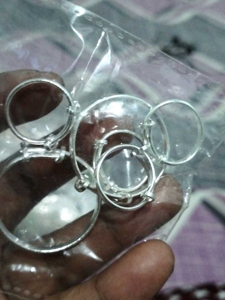 Toe Ring 3 finger gota chandi