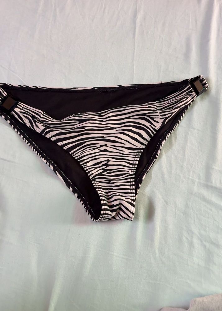 Zebra Print Bikini Bottom