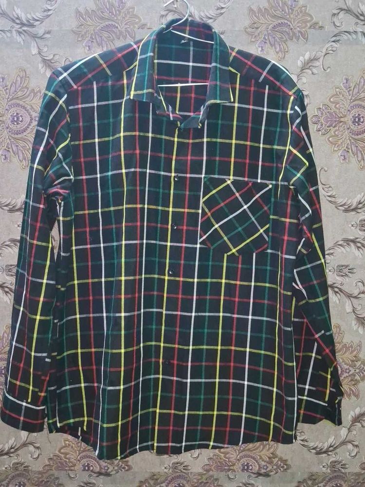 Classic Plaid Long Sleeve Shirt of 1