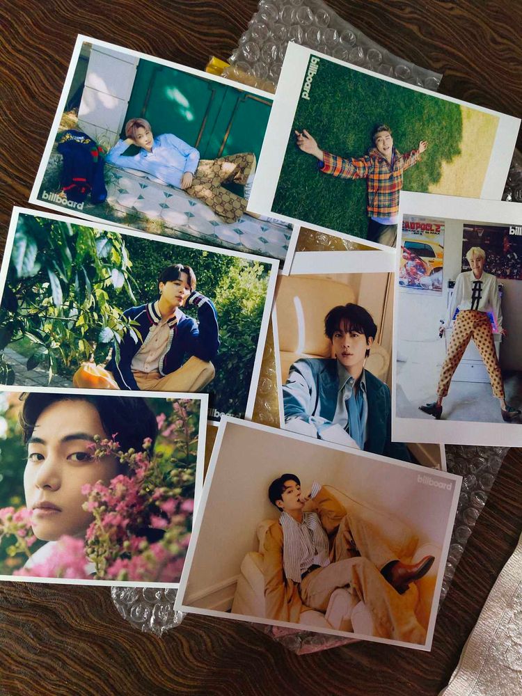 BTS Billboard Magazine Photocards