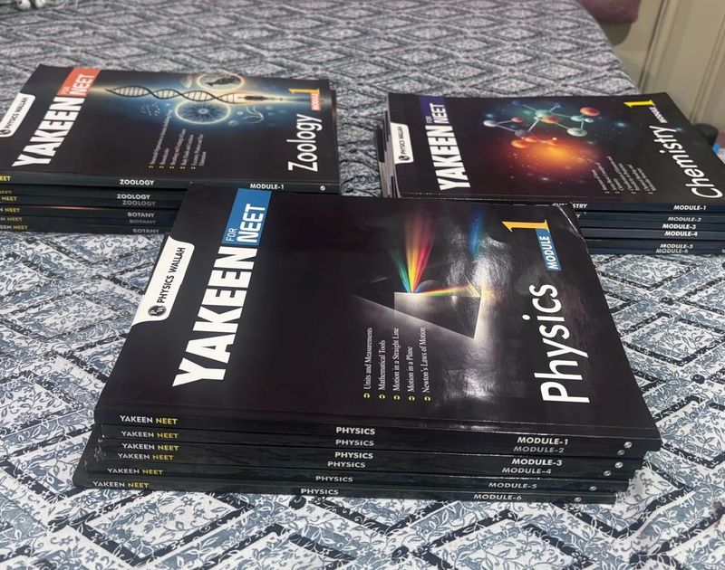 Yakeen for NEET Physics, Chemistry, Zoology Books