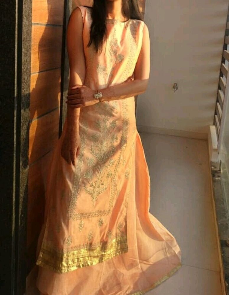 Pretty Peach Lehnga Set