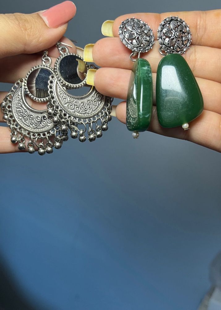 Boho Indian Ethnic Earrings Set