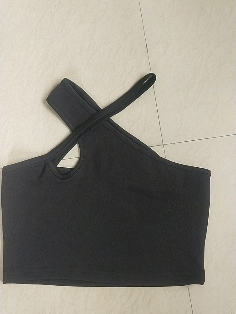 Black Crop Top