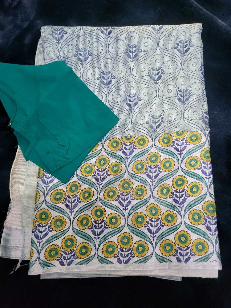 Beautiful tissue saree