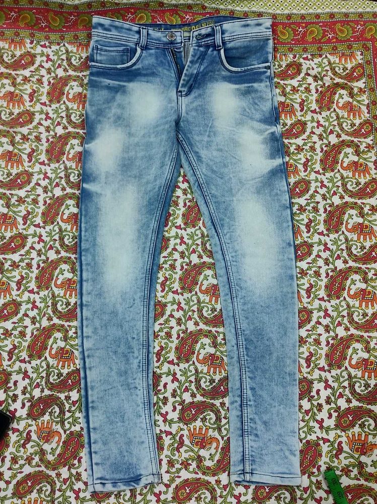 Light Wash Denim Jeans