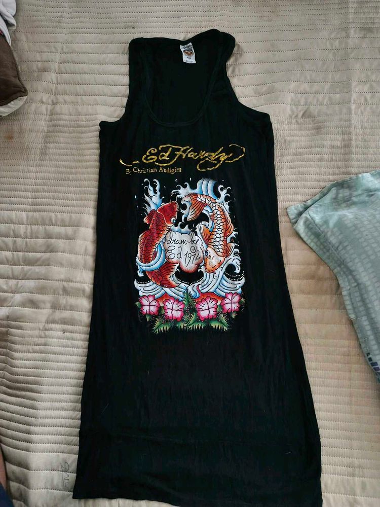 Ed Hardy Koi Fish Tank Dress