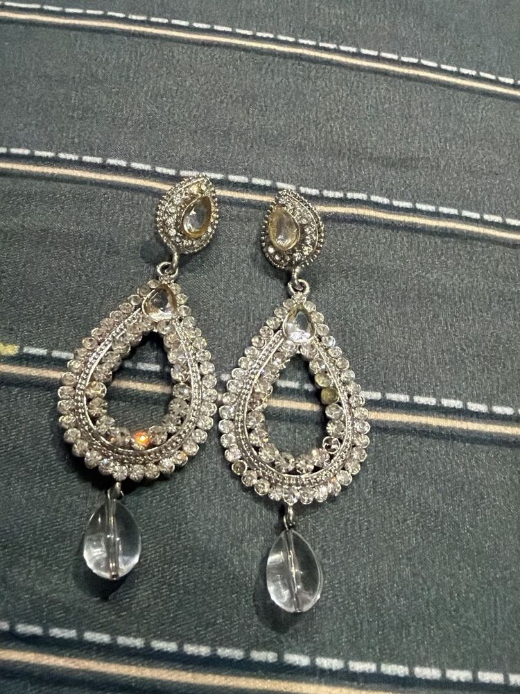 Elegant Crystal Teardrop Earrings