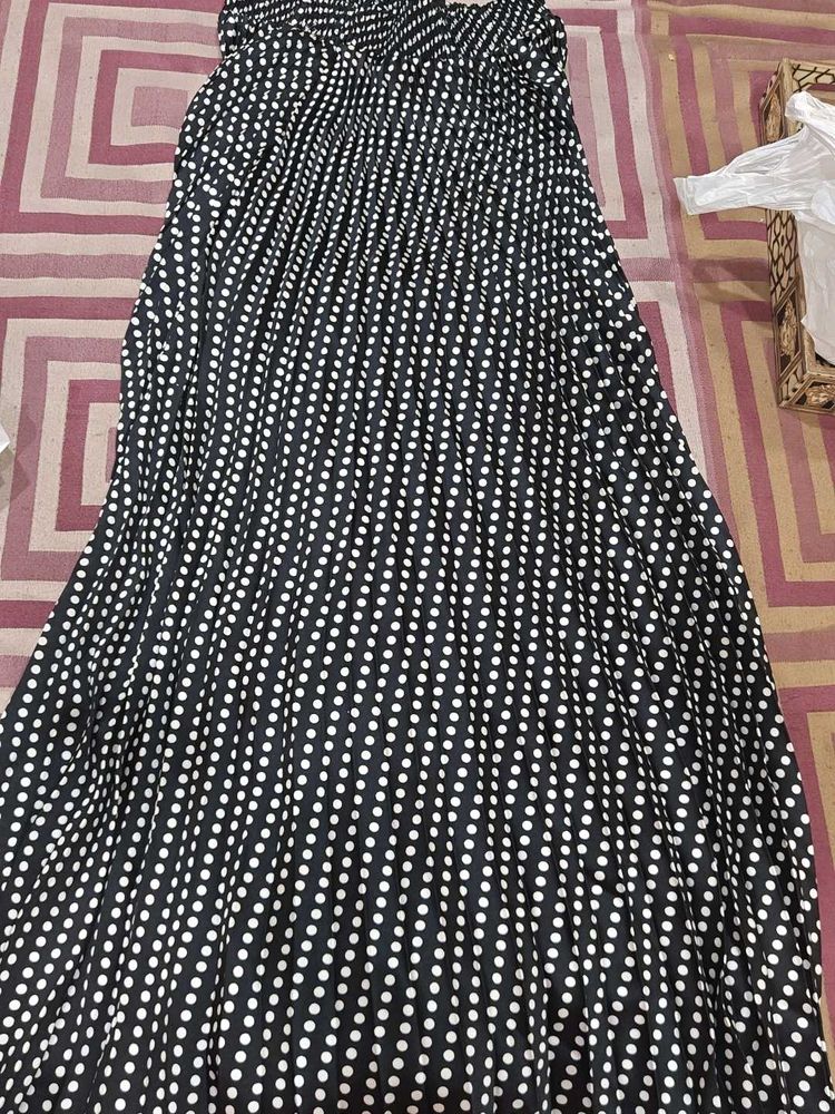 Polka Dot Maxi Dress