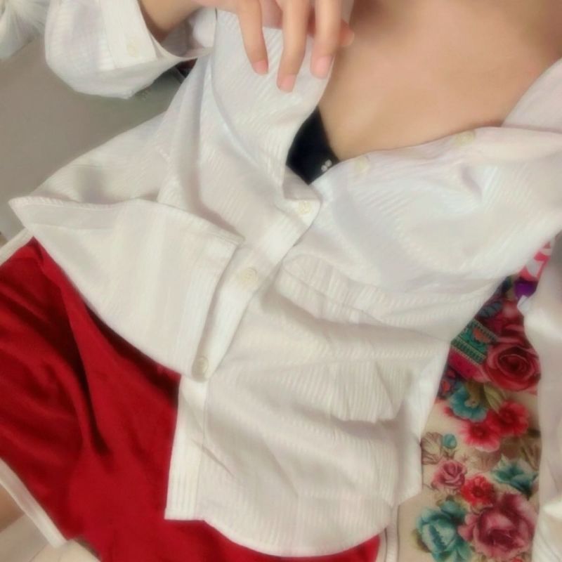 Chic White Button-Down Shirt