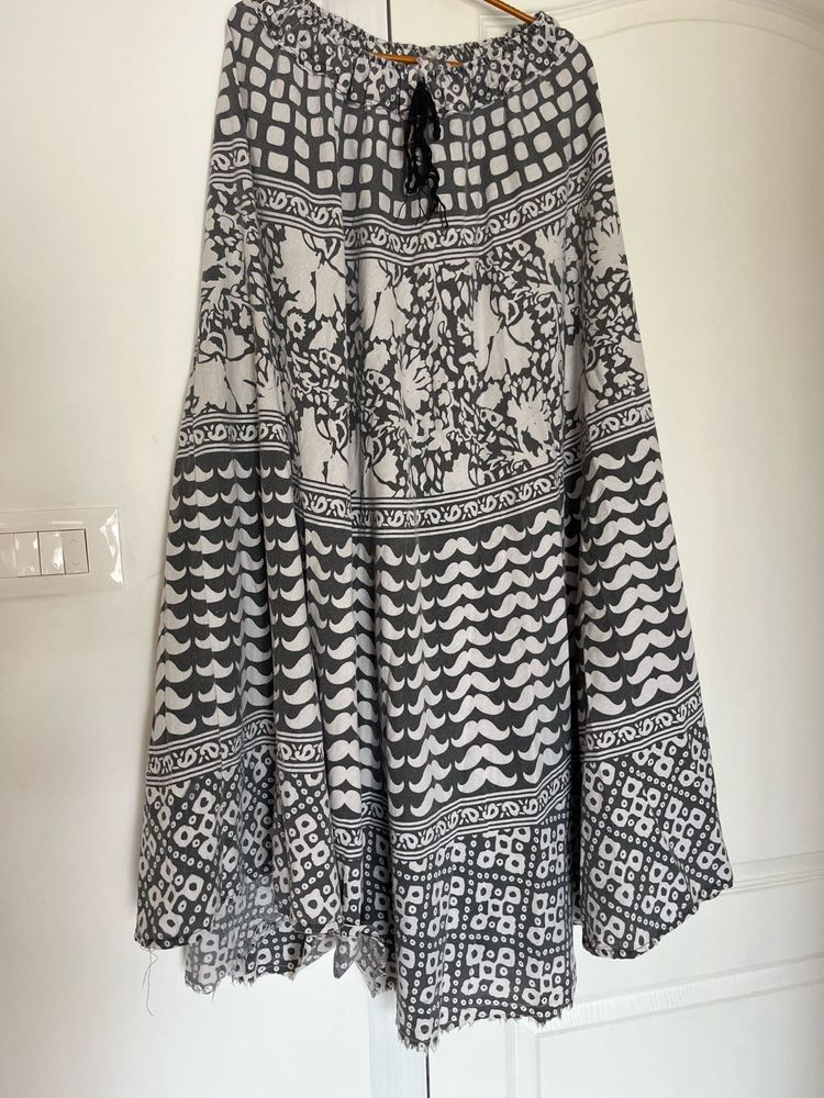 Bohemian Print Maxi Skirt