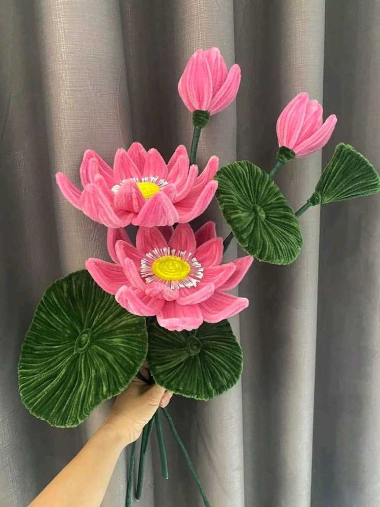 Beautiful Pink Lotus Artificial Flower